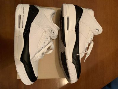 Fragment × Nike Air Jordan 3 "White/Black"