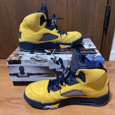 NIKE AIR JORDAN 5 "MICHIGAN"
