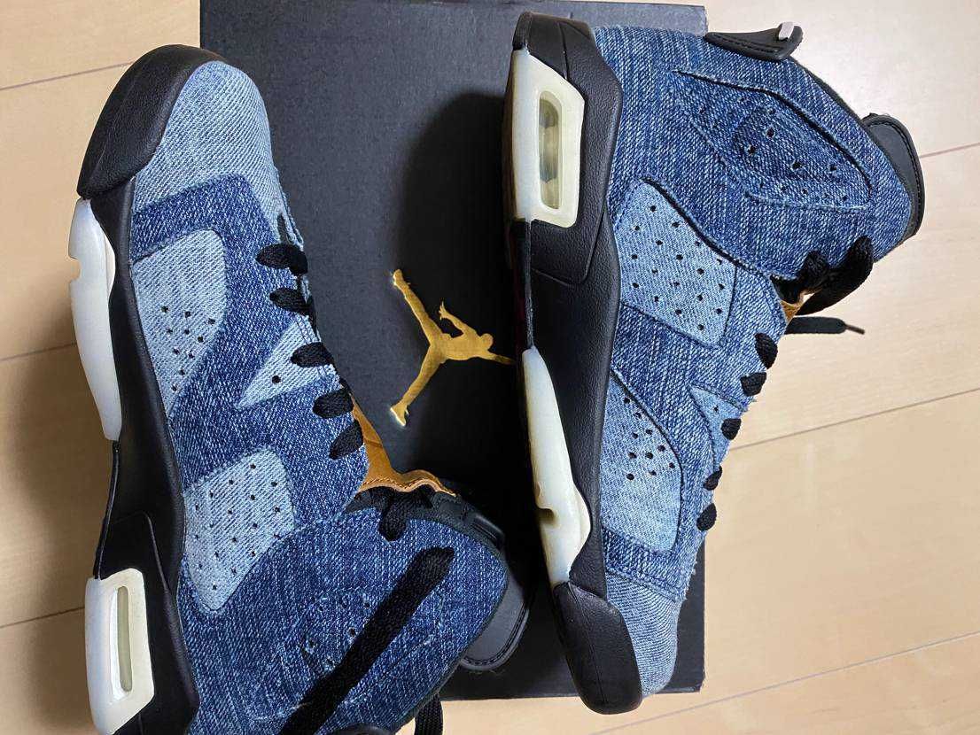 NIKE AIR JORDAN 6 GS "WASHED DENIM"