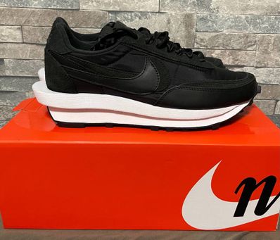 sacai × Nike LDV Waffle "Triple Black"