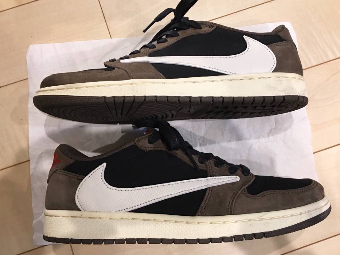 Travis Scott × Nike Air Jordan 1 Low OG SP-T "Black/Dark Mocha"
