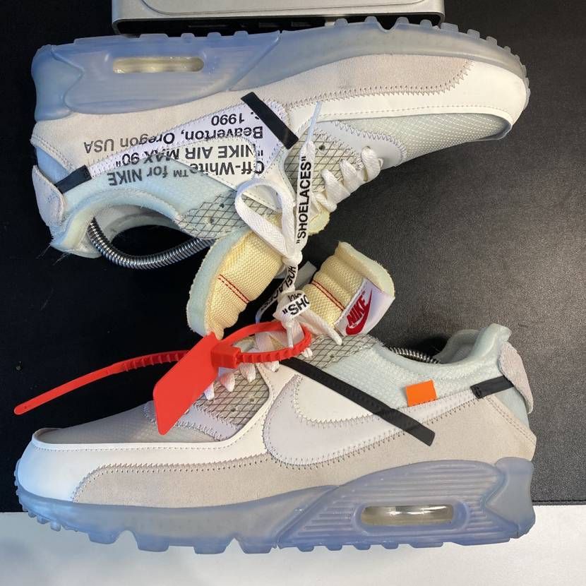 Off-White × Nike Air Max 90 "The 10/Sail"