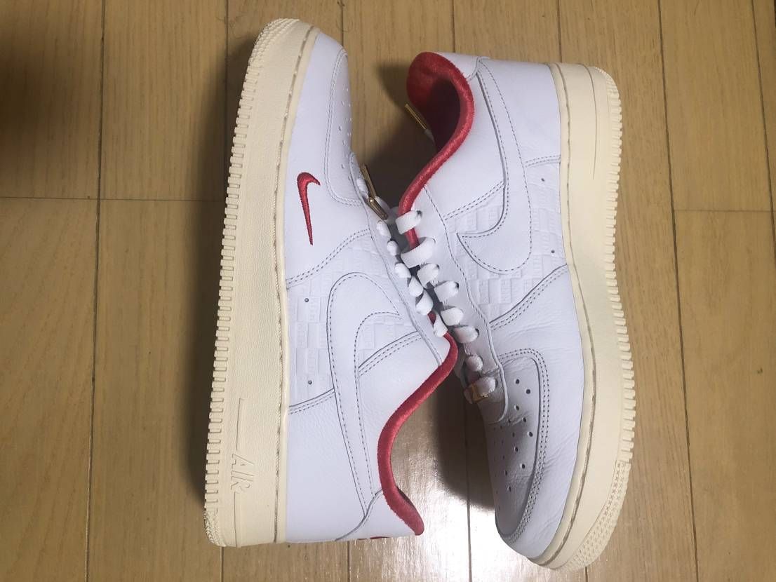 KITH × Nike Air Force 1 Low "White/Red"