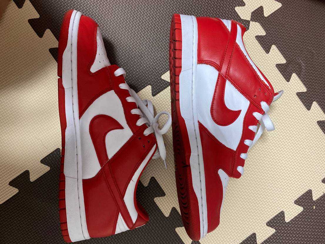 Nike Dunk Low SP "White and University Red"