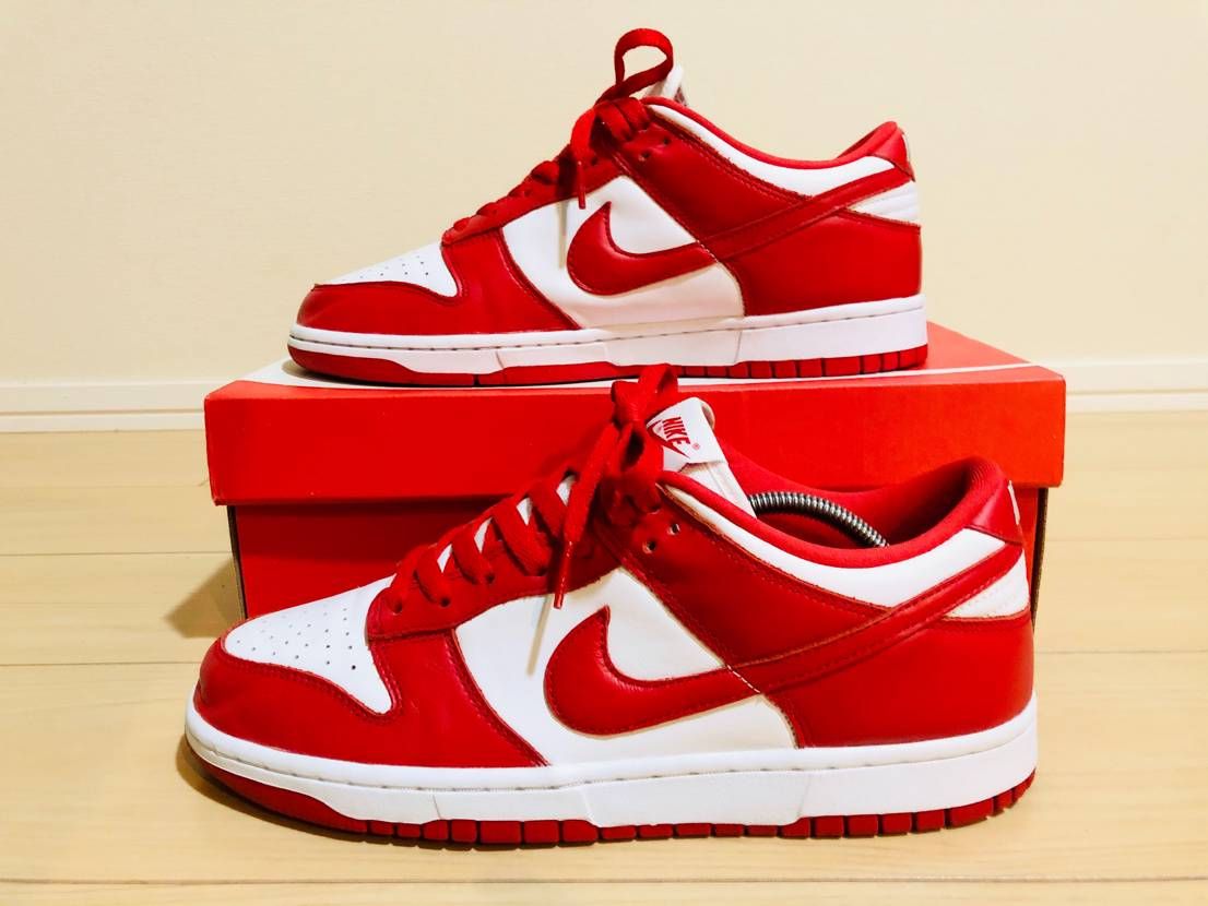 Nike Dunk Low SP "White and University Red"