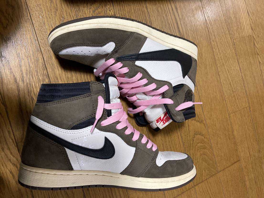 Travis Scott × Nike Air Jordan 1 Retro High OG TS SP "Sail/Dark Mocha"