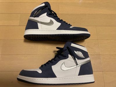 Nike Air Jordan 1 High OG CO.JP "White/Midnight Navy" (2020) (Standard Box)