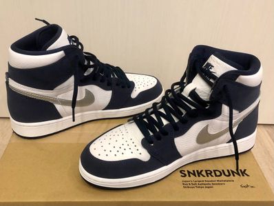 Nike Air Jordan 1 High OG CO.JP "White/Midnight Navy" (2020)(ブリーフケースなし)