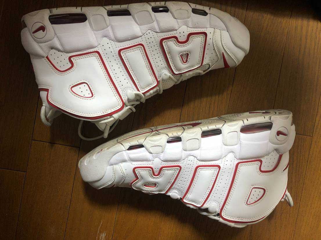 NIKE AIR MORE UPTEMPO "WHITE/VARSITY RED" (2021)