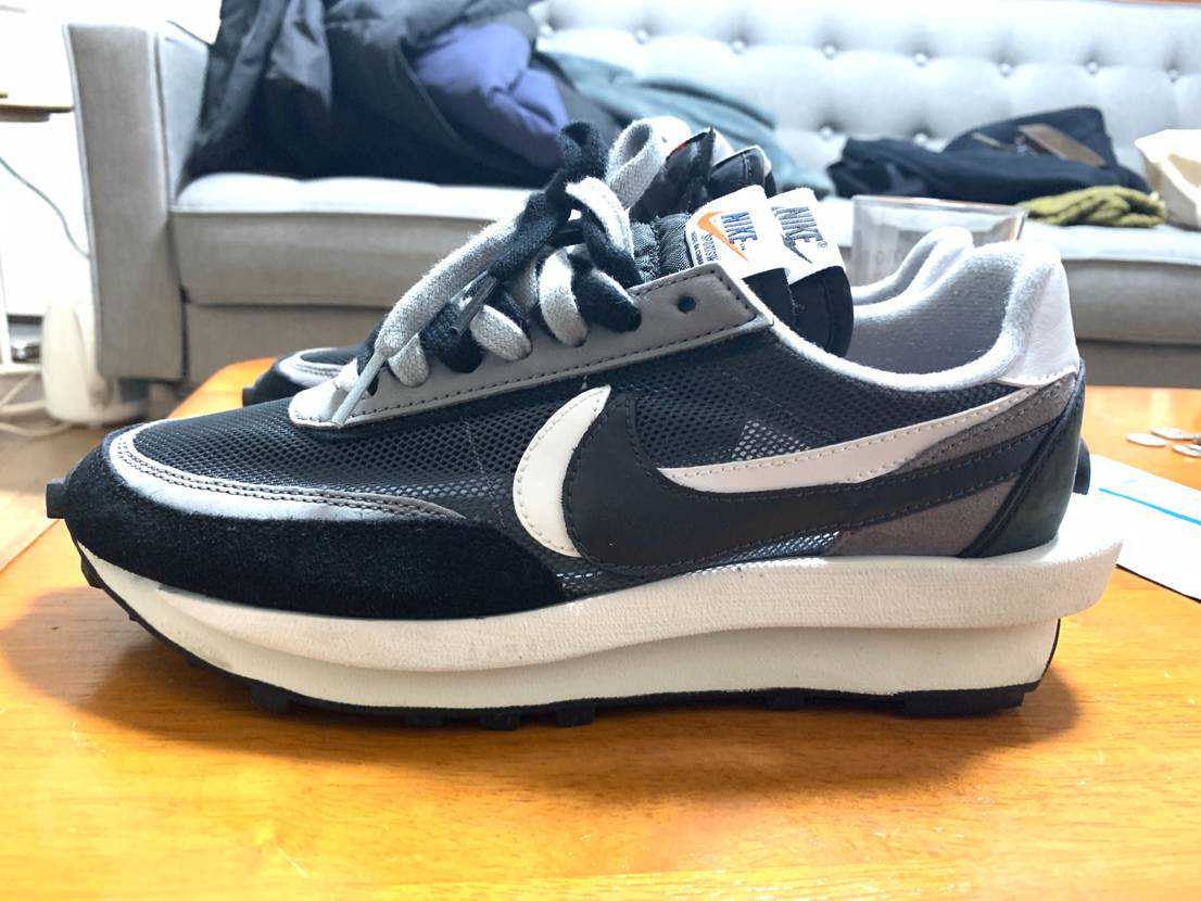 sacai × Nike LD Waffle "Black"
