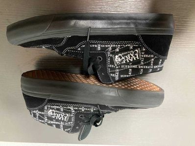 Supreme × Vans Half Cab "Black"