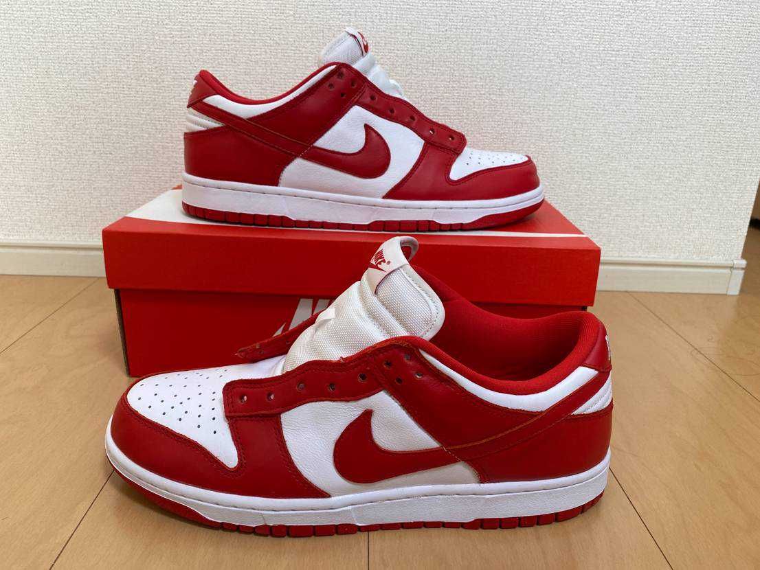 Nike Dunk Low SP "White and University Red"