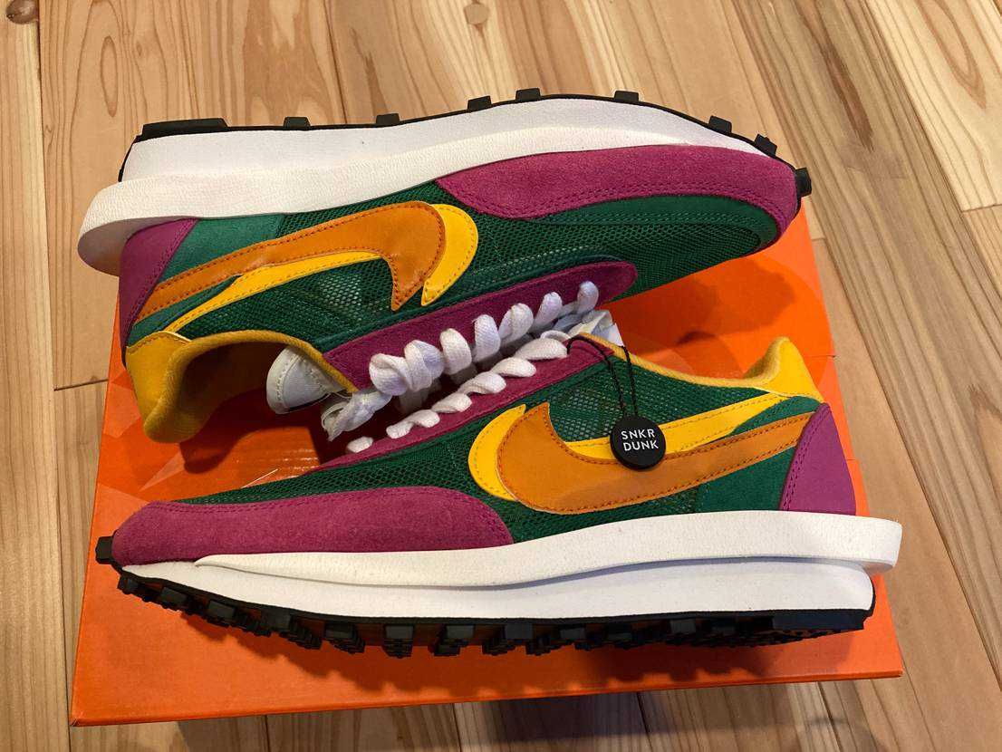 sacai × NIKE LDV WAFFLE "PINE GREEN"