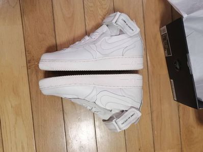 COMME des GARCONS × Nike Air Force 1 Mid "White"