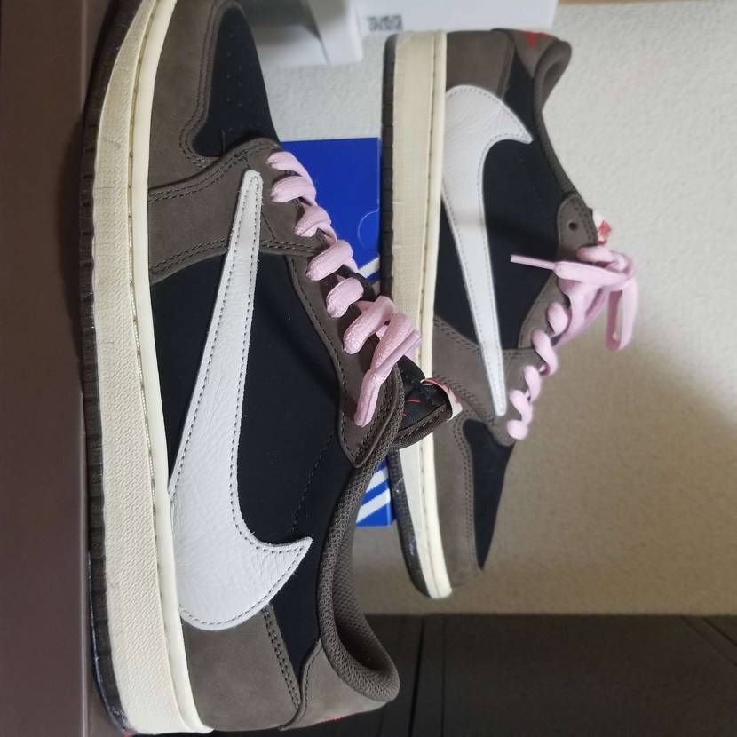 Travis Scott × Nike Air Jordan 1 Low OG SP-T "Black/Dark Mocha"