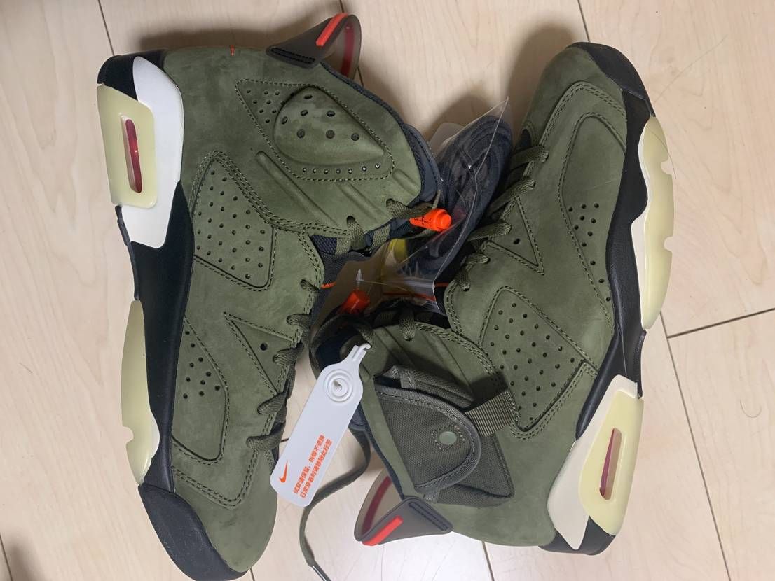 Travis Scott × Nike Air Jordan 6 Retro "Medium Olive"