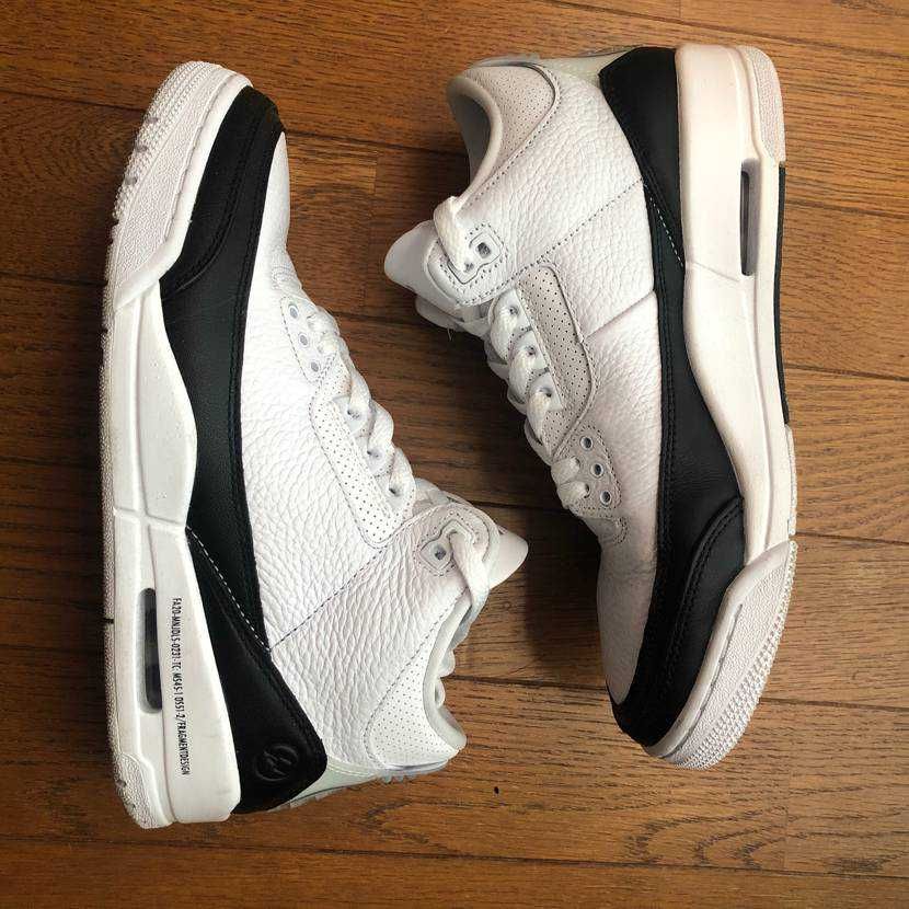Fragment × Nike Air Jordan 3 "White/Black"