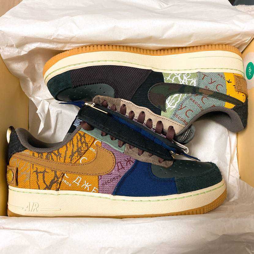 Travis Scott × Nike Air Force 1 Low Cactus Jack "Multi Color"