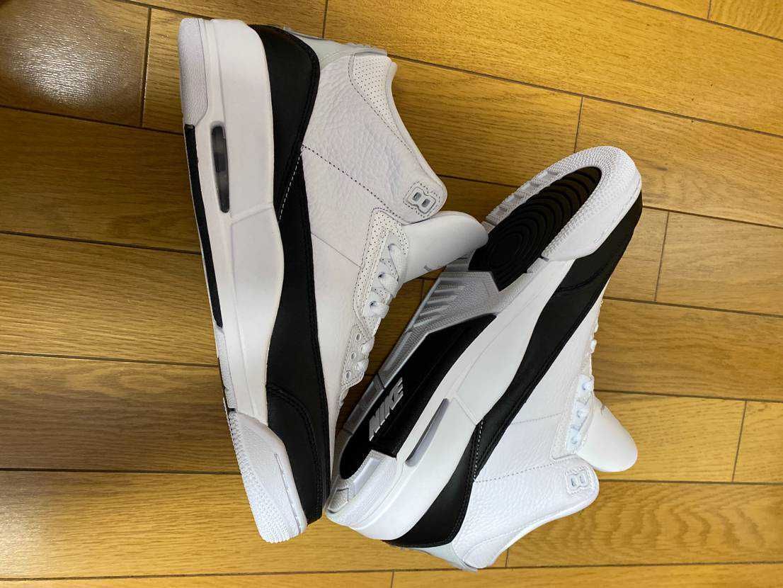 Fragment × Nike Air Jordan 3 "White/Black"