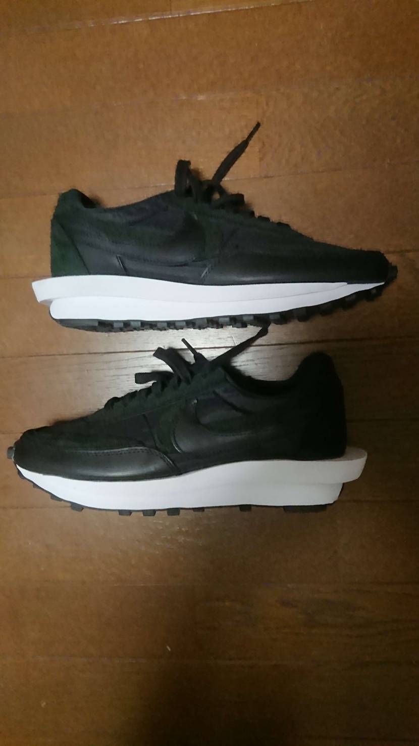 sacai × Nike LDV Waffle "Triple Black"