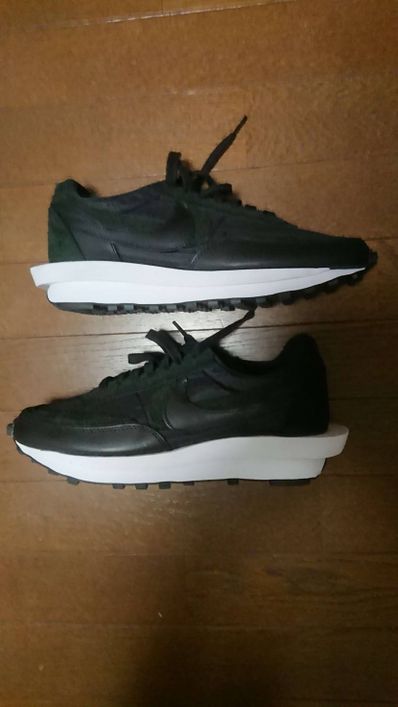 sacai × Nike LDV Waffle "Triple Black"