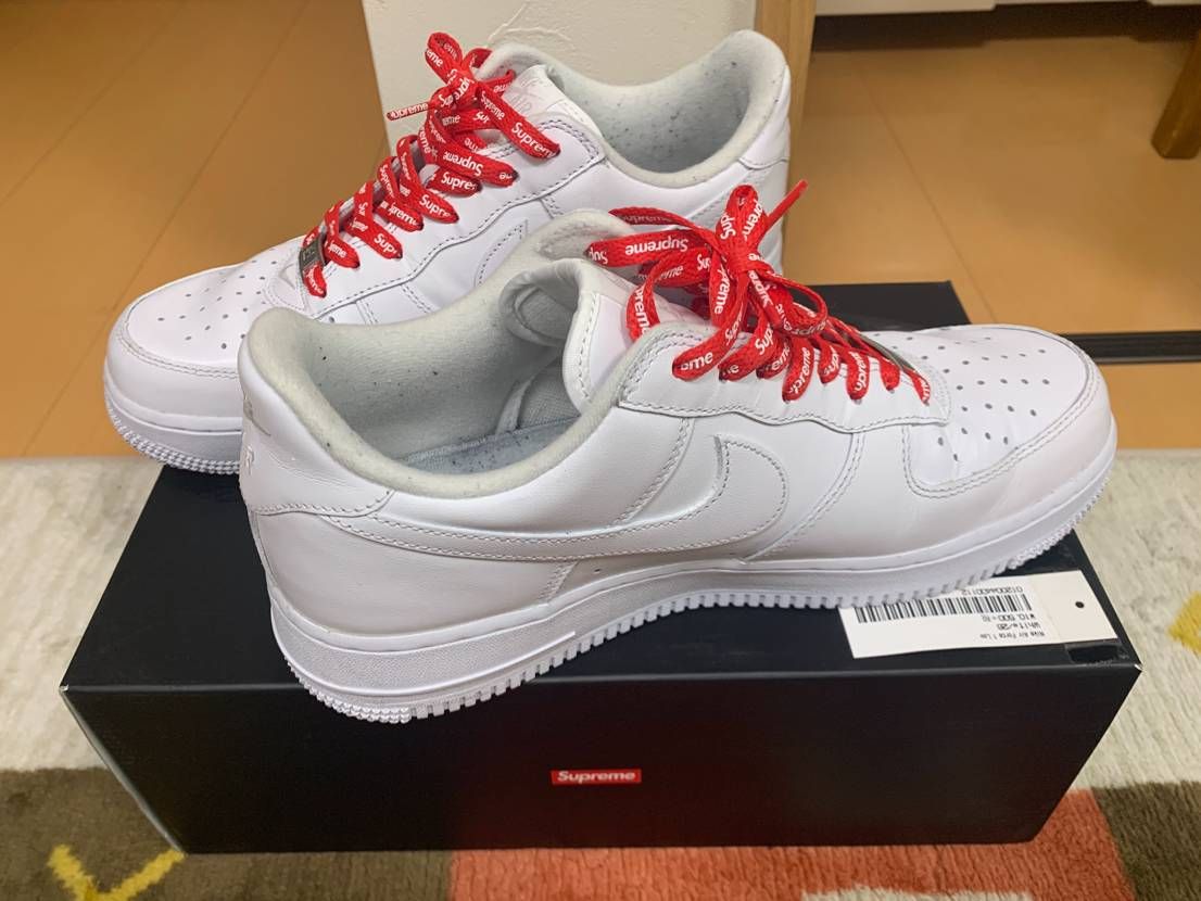 Supreme × Nike Air Force 1 Low "White"