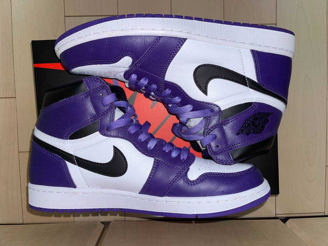 Nike Air Jordan 1 Retro High OG "Court Purple White/Black" (2020)