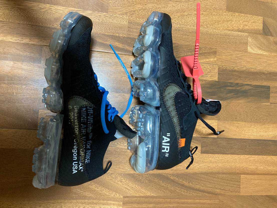 Off-White × Nike Air Vapormax "Black/Total Orange/Clear"
