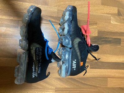 Off-White × Nike Air Vapormax "Black/Total Orange/Clear"