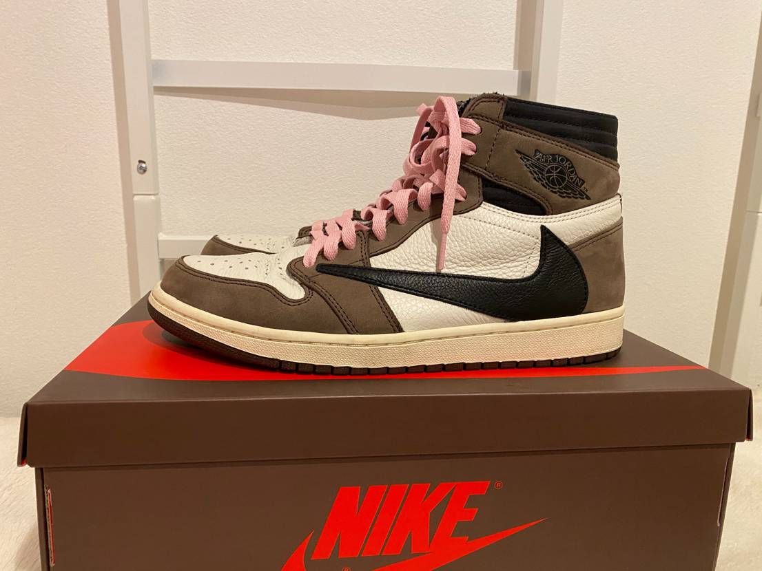 Travis Scott × Nike Air Jordan 1 Retro High OG TS SP "Sail/Dark Mocha"