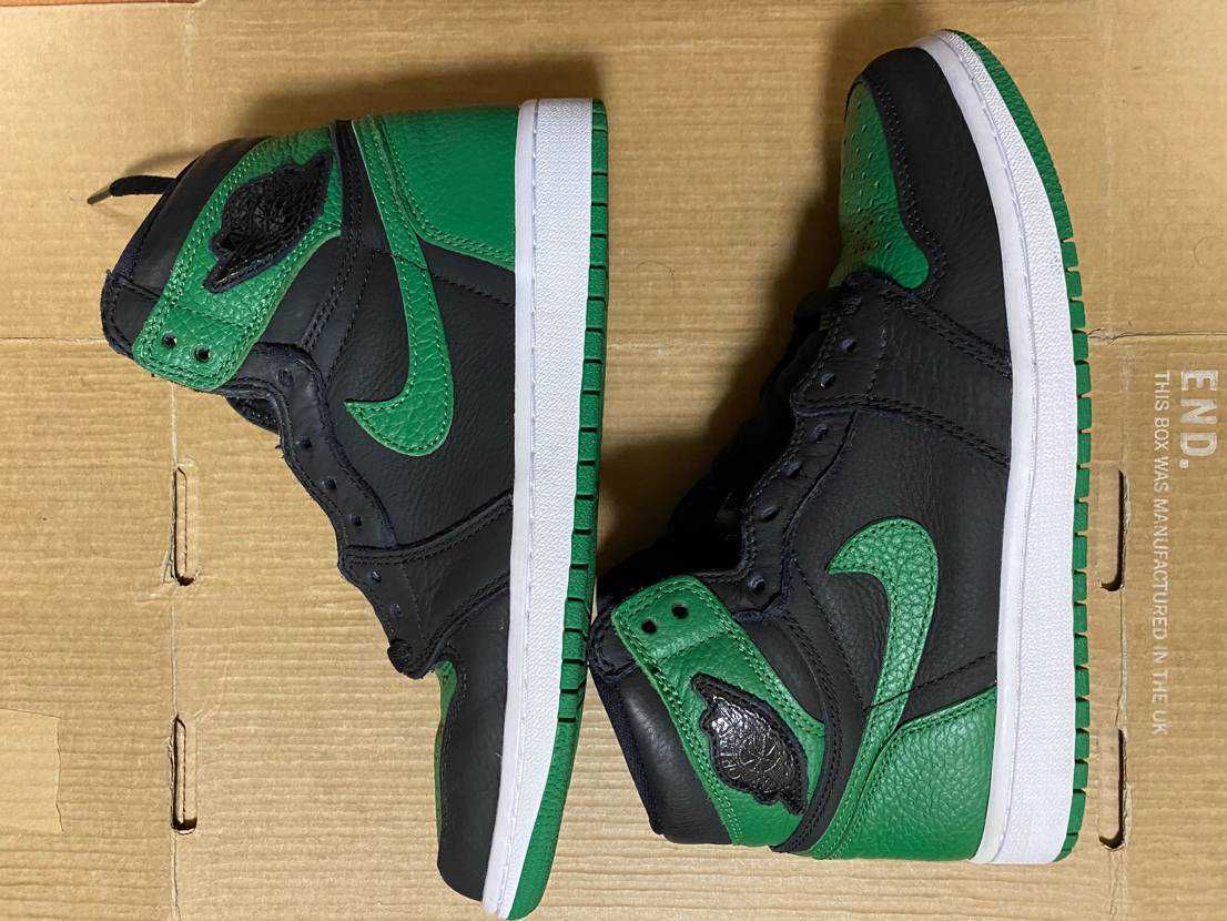 Nike Air Jordan 1 Retro High OG "Black/Pine Green" (2020)      