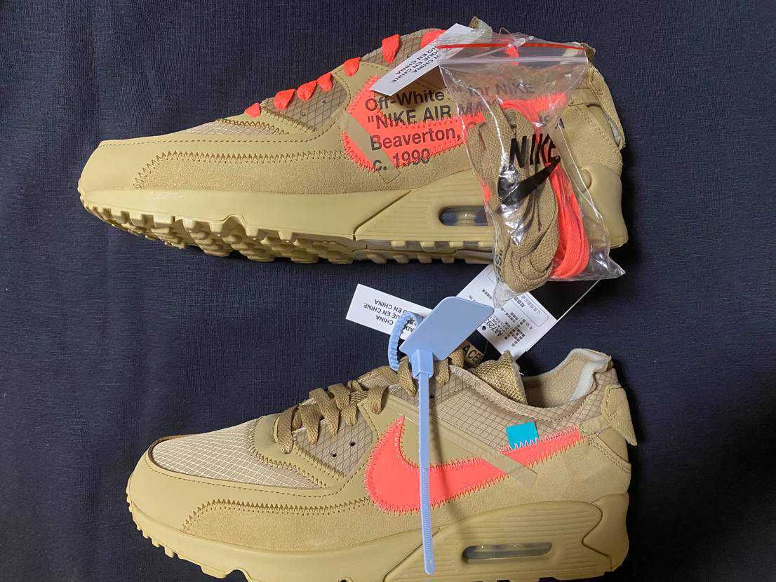 Off-White × Nike Air Max 90 "Desert Ore"