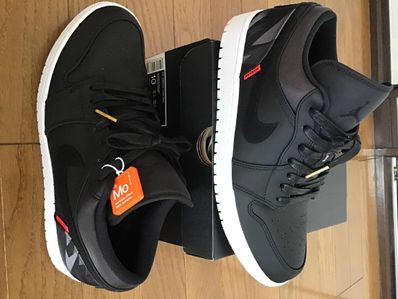 NIKE × PARIS SAINT GERMAIN AIR JORDAN 1 LOW PSG "BLACK"