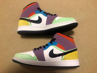 Nike Women's Air Jordan 1 Mid "Multi Color"