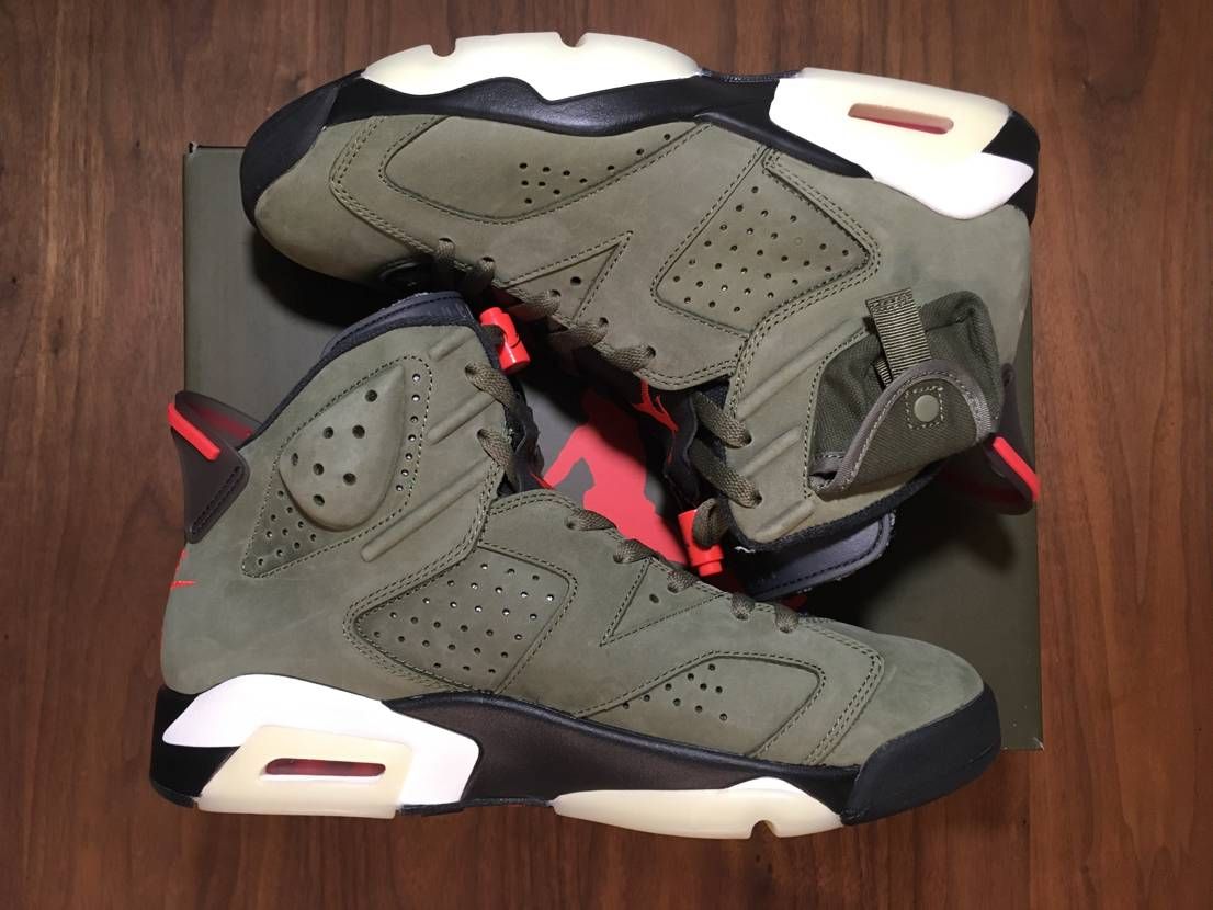 Travis Scott × Nike Air Jordan 6 Retro "Medium Olive"