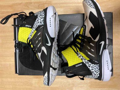 ACRONYM × Nike Air Presto Mid "White/Black/Dynamic Yellow"