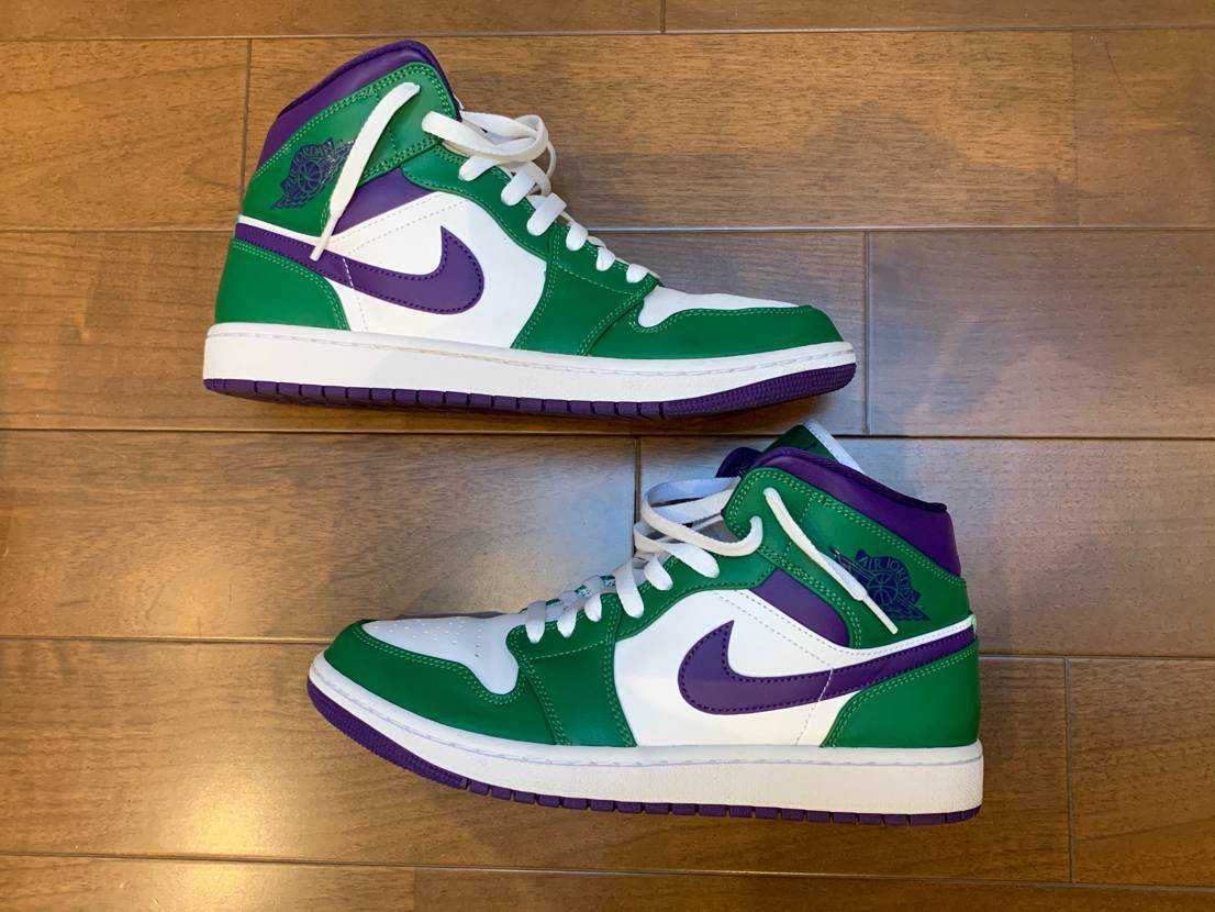 NIKE AIR JORDAN 1 MID "INCREDIBLE HULK"