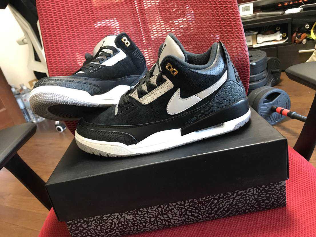 Nike Air Jordan 3 Retro Tinker "Black/Cement Grey"