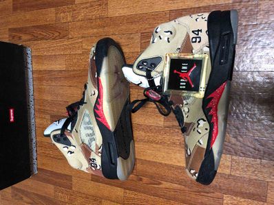 Supreme × Nike Air Jordan 5 Retro "Desert Camo"