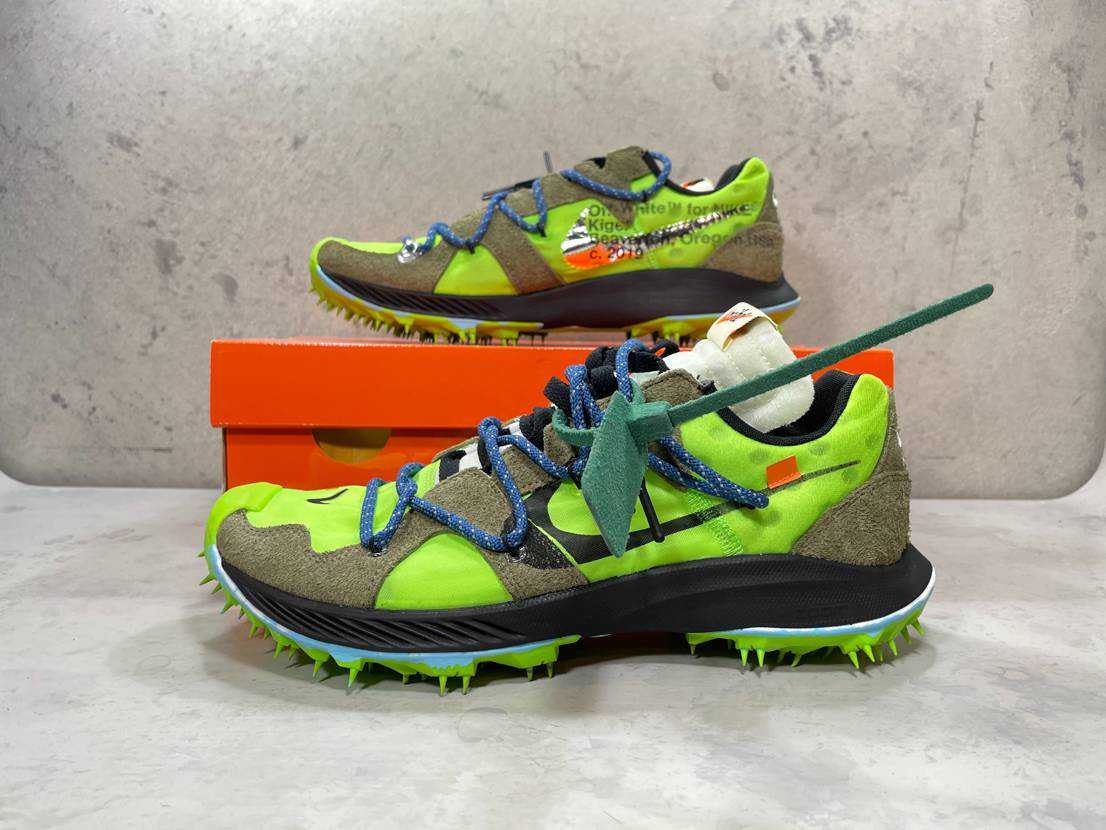 Off-White × Nike Women's Air Zoom Terra Kiger 5 "Green"