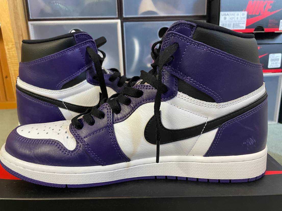 Nike Air Jordan 1 Retro High OG "Court Purple White/Black" (2020)   