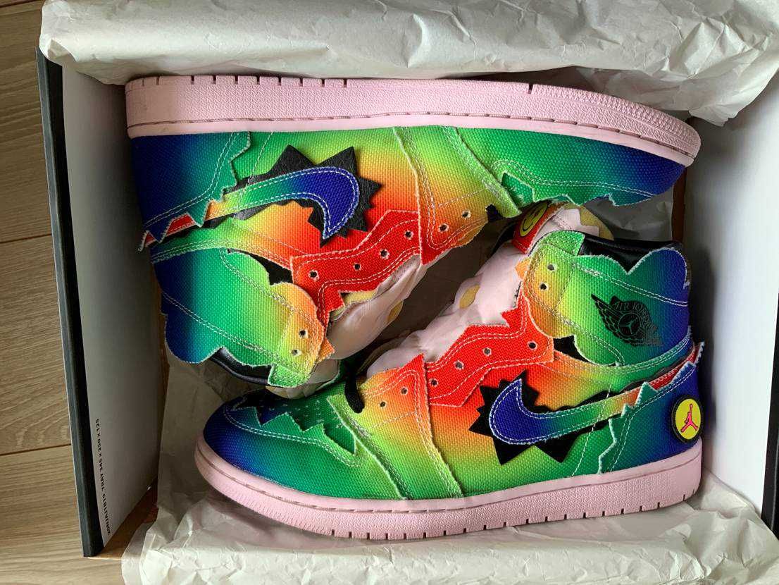 J Balvin × Nike Air Jordan 1 High OG "Rainbow"