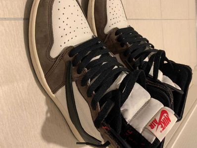 Travis Scott × Nike Air Jordan 1 Retro High OG TS SP "Sail/Dark Mocha"