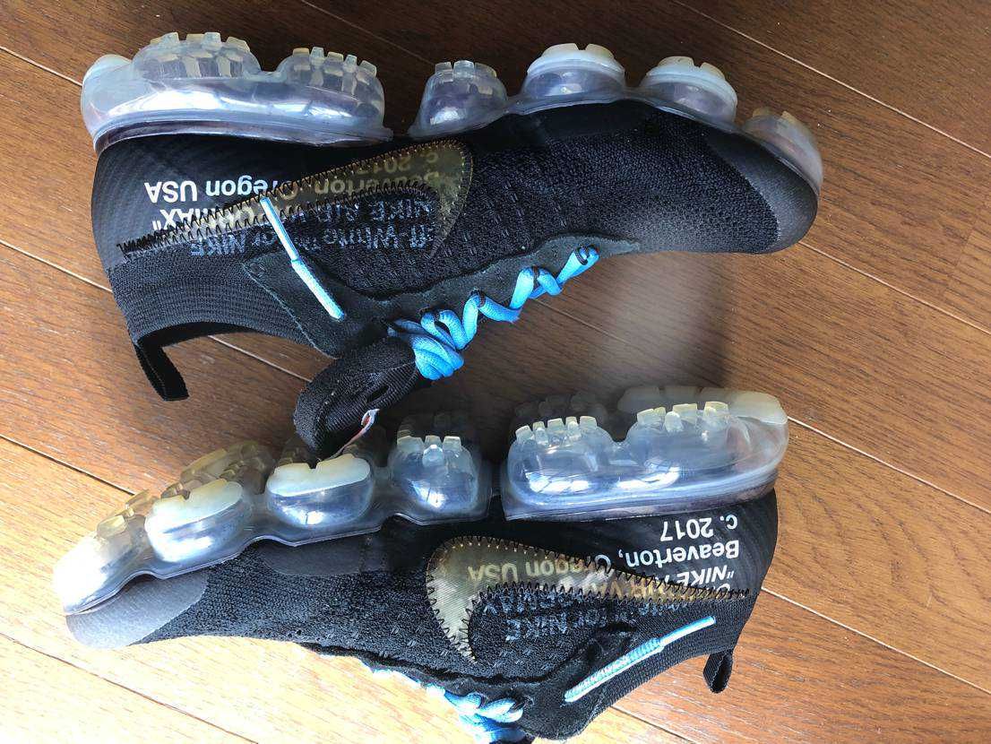 Off-White × Nike Air Vapormax "Black/Total Orange/Clear"