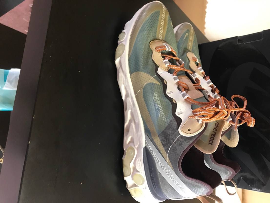 UNDERCOVER × NIKE REACT ELEMENT 87 MINT GREEN/KAHKI