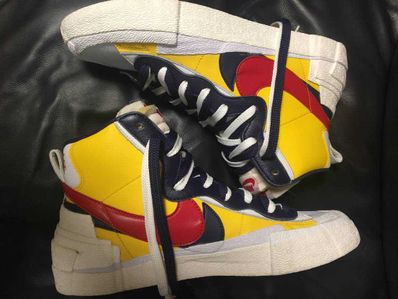 sacai × Nike Blazer Mid "Varsity Maize/Varsity Red"