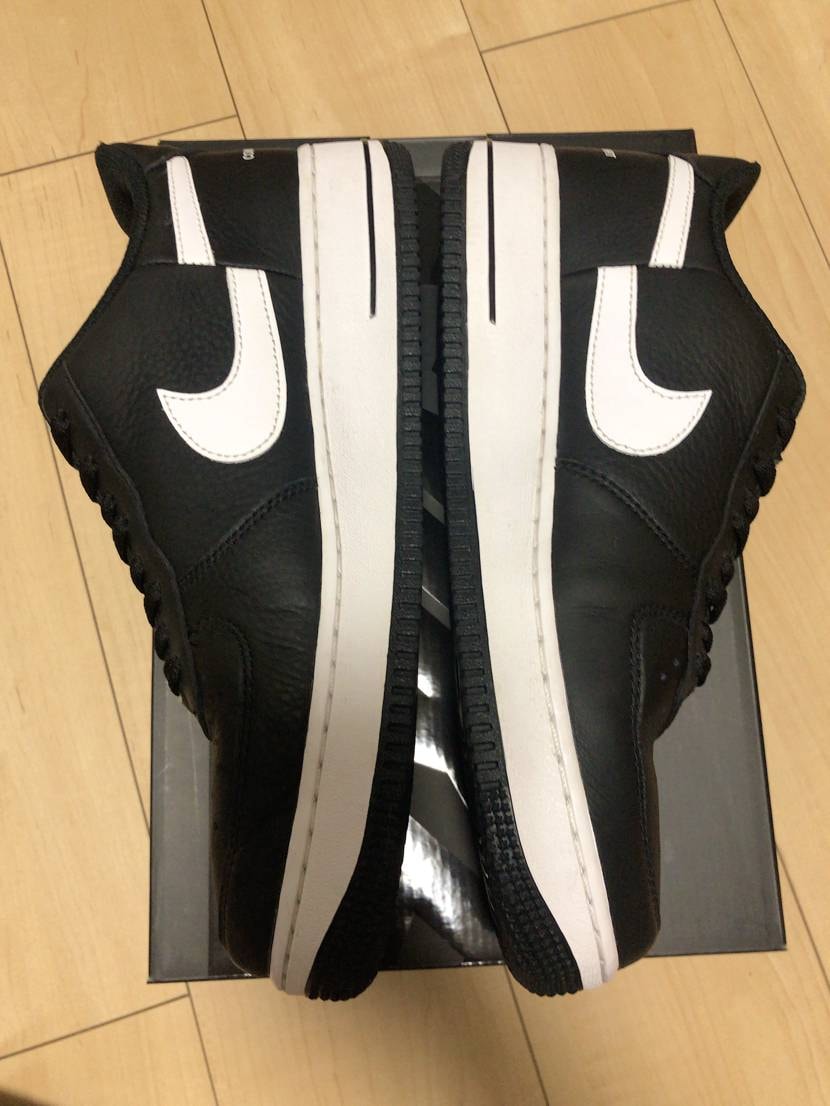 Supreme × COMME des GARCONS SHIRT × Nike Air Force 1 Low "Black/White" (2018)