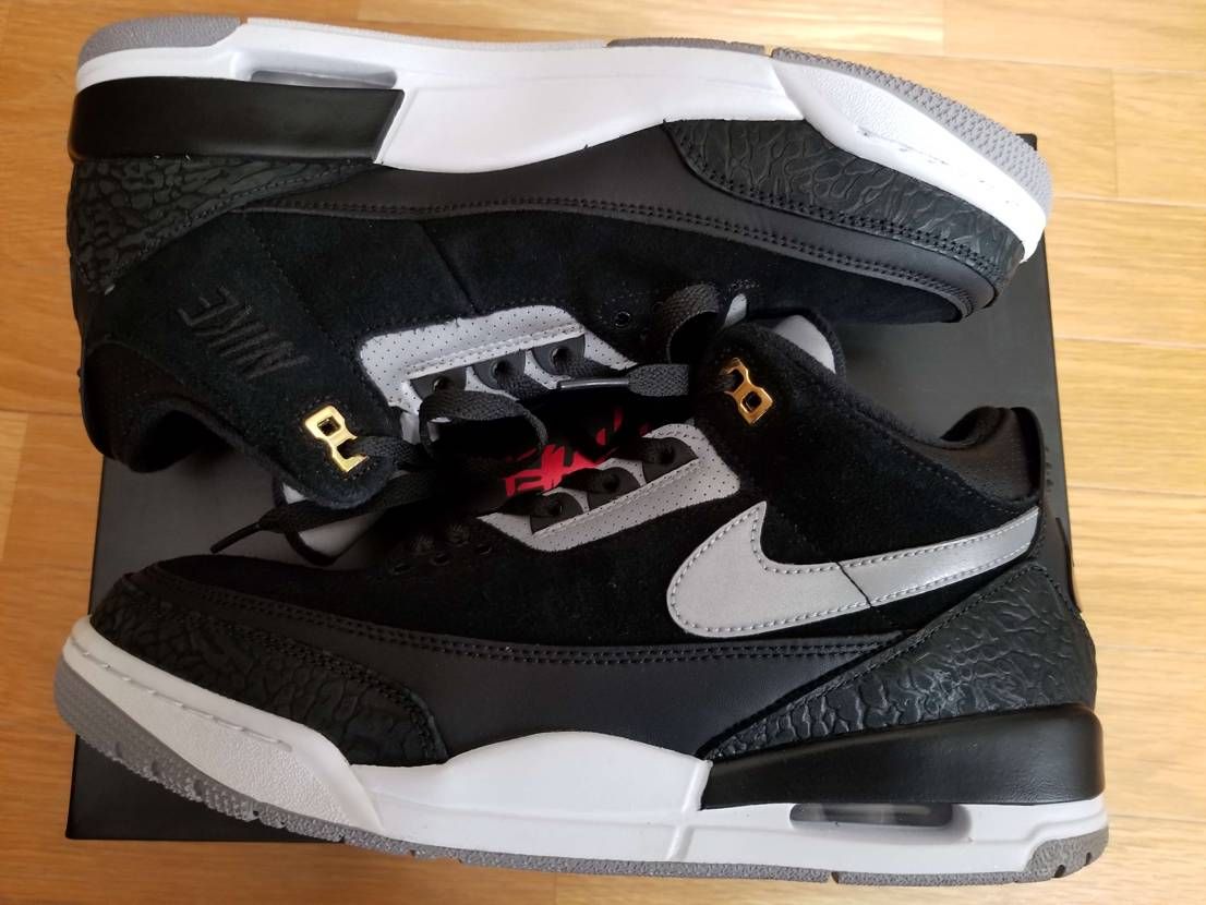 Nike Air Jordan 3 Retro Tinker "Black/Cement Grey"