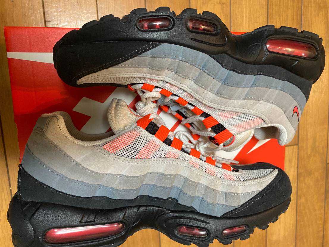 Nike Air Max 95 "White/Solar Red"