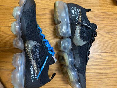Off-White × Nike Air Vapormax "Black/Total Orange/Clear"